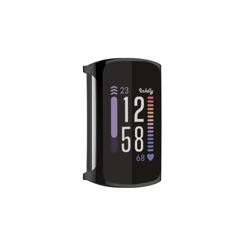Slimfit Fitbit Charge 6 Protective Case & Screen Protector Black