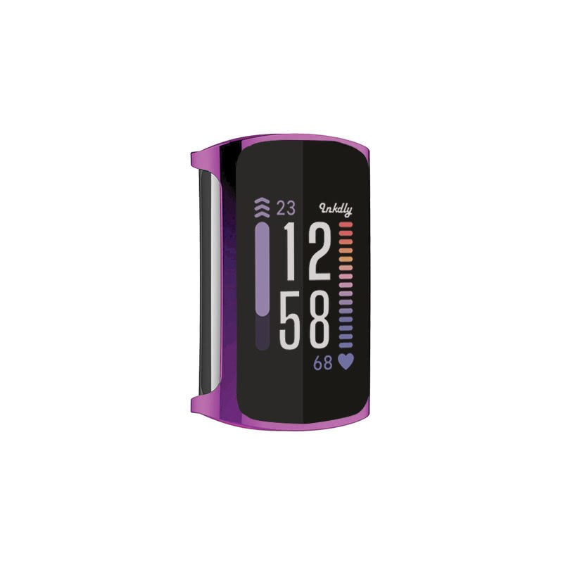 Slimfit Fitbit Charge 6 Protective Case & Screen Protector Light Purple