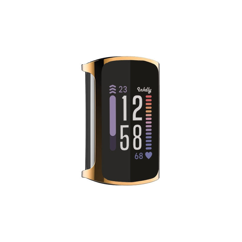 Slimfit Fitbit Charge 6 Protective Case & Screen Protector Rose Gold