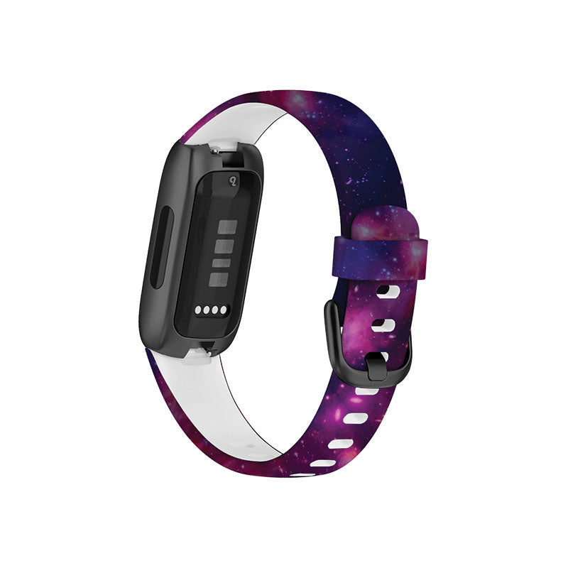 Fitbit Inspire 3 Bands Replacement Straps Small Purple Galaxy