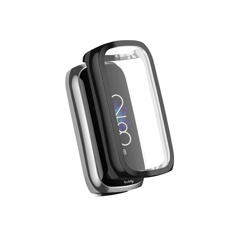 Slimfit Fitbit Luxe Protective Case & Screen Protector Black