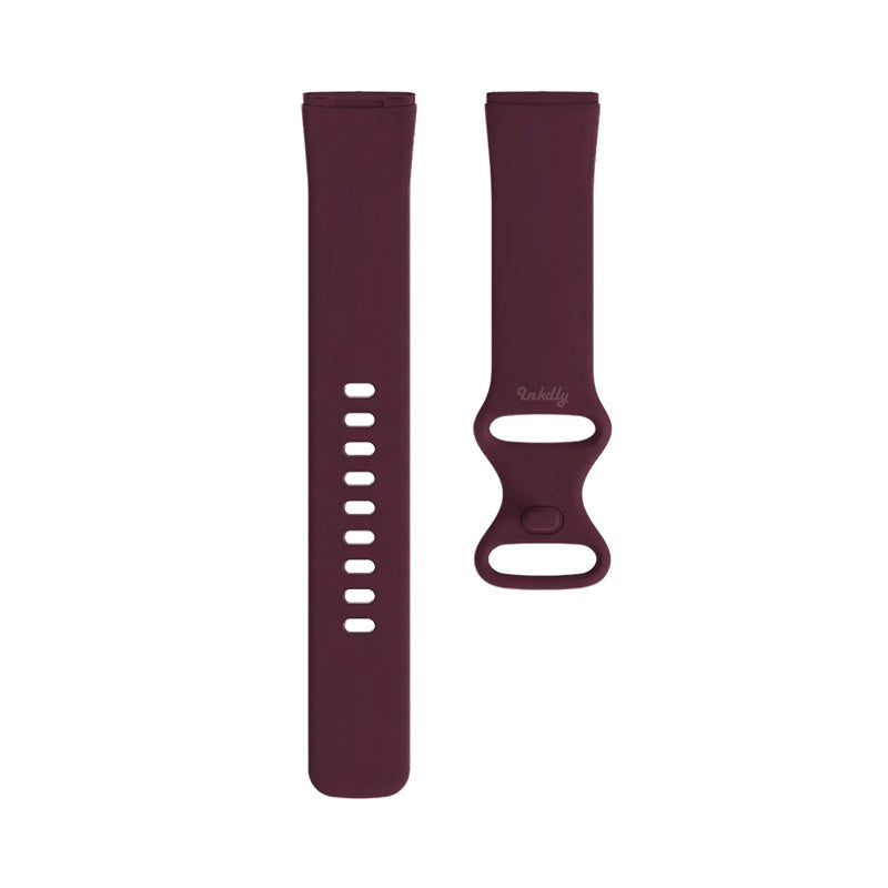 Fitbit Versa 3 & Sense Bands Replacement Straps Small Wine Red
