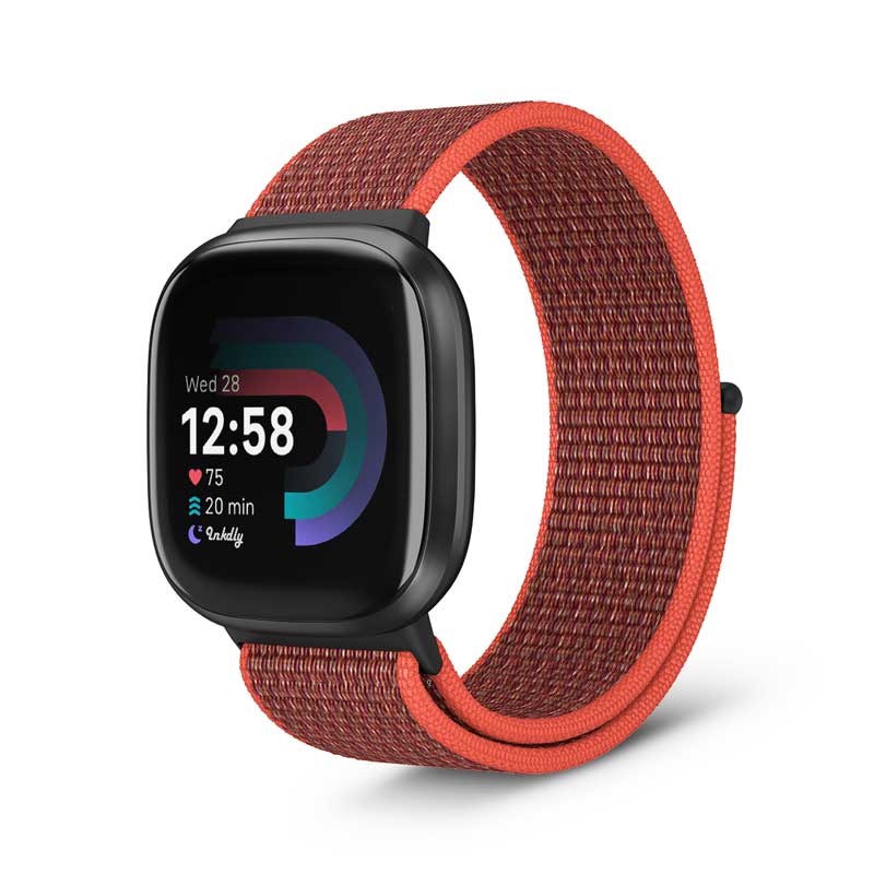 Sports Loop Fitbit Versa 4 & Sense 2 Band Replacement Strap Apricot  