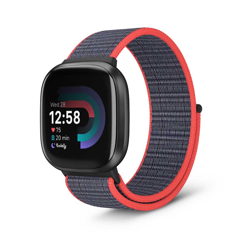 Sports Loop Fitbit Versa 4 & Sense 2 Band Replacement Strap Bright Powder  