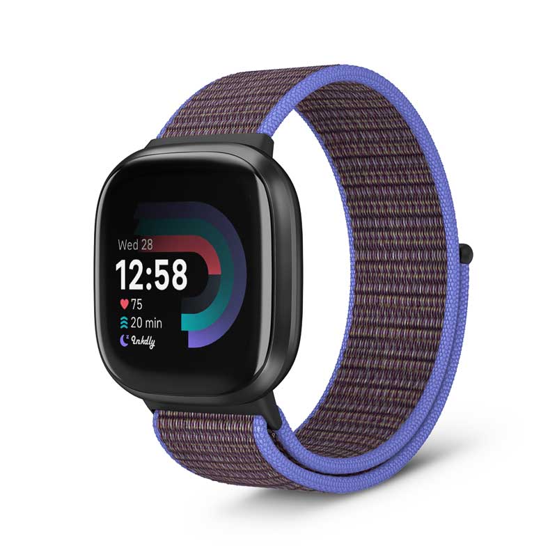 Sports Loop Fitbit Versa 4 & Sense 2 Band Replacement Strap Lilac Purple