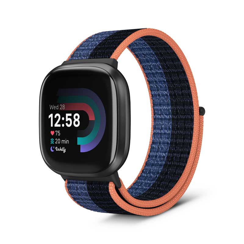 Sports Loop Fitbit Versa 4 & Sense 2 Band Replacement Strap Sparrow Feather Blue