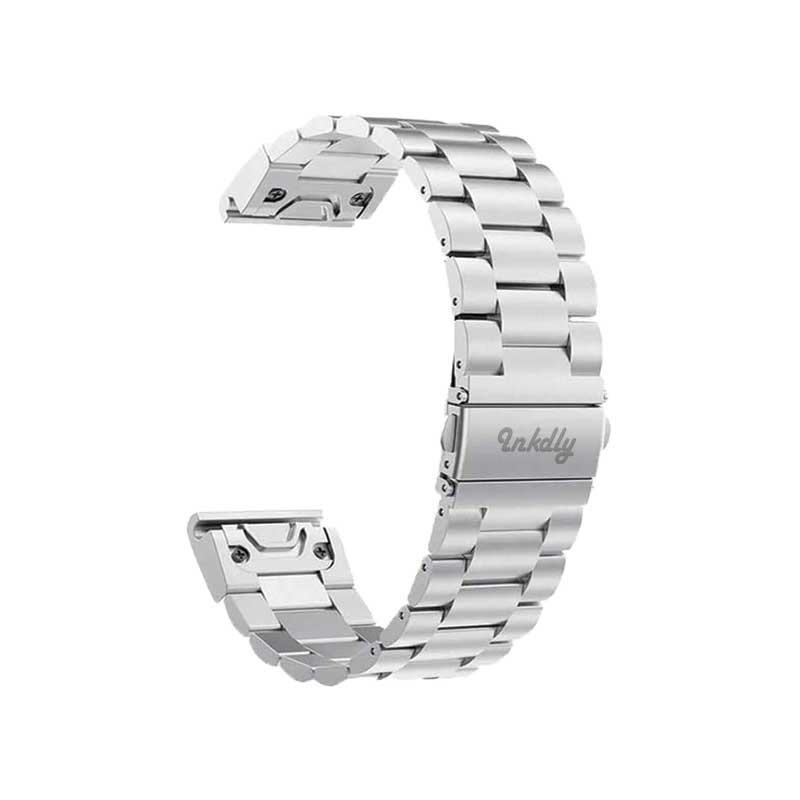 Boss Garmin Band Replacement Stainless Link Quick Change (26mm) Silver