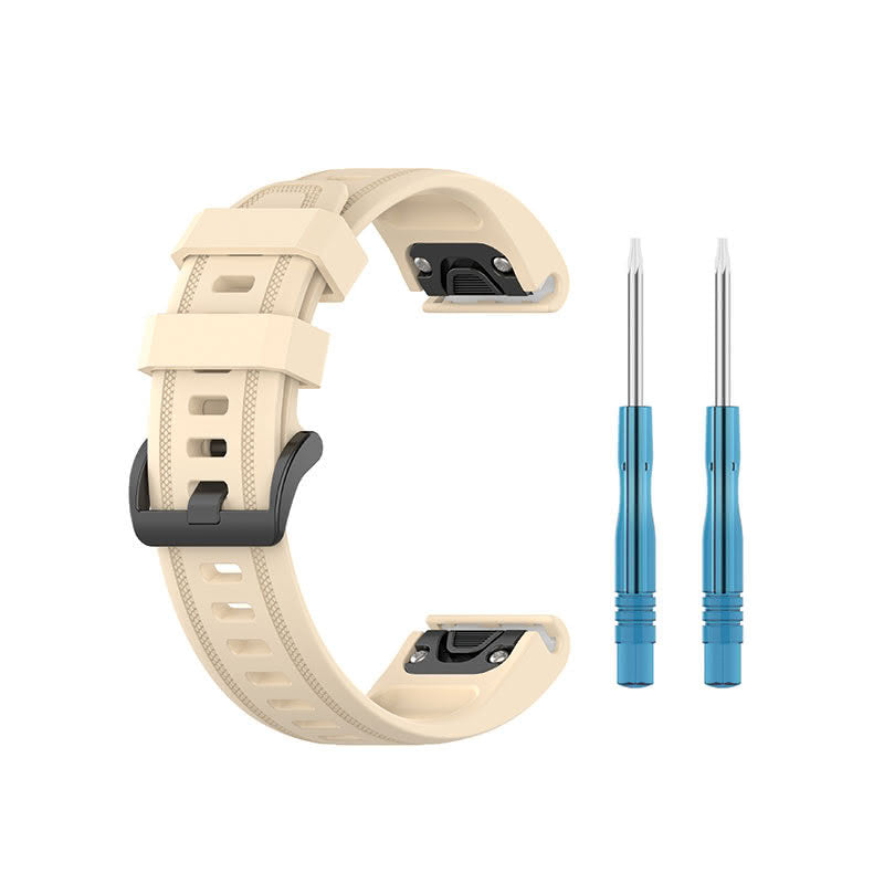 Tankd Garmin Epix Gen 2 Bands Replacement Quick Change 20mm For 42mm Watch Beige