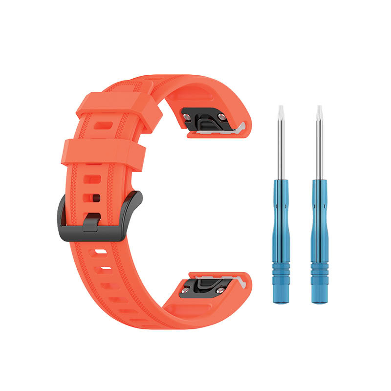 Tankd Garmin Epix Gen 2 Bands Replacement Quick Change 20mm For 42mm Watch Orange Red