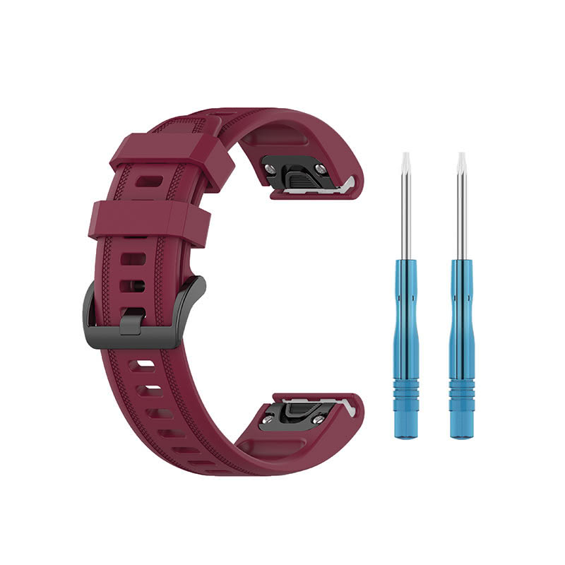 Tankd Garmin Epix Gen 2 Bands Replacement Quick Change 20mm For 42mm Watch Wine Red
