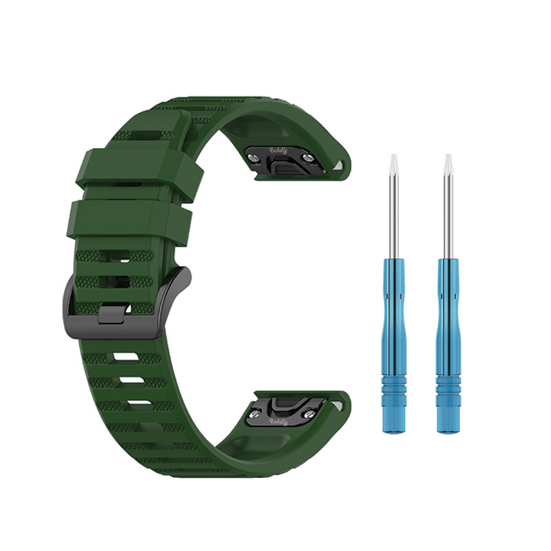 Tankd Garmin Epix 2 Bands Replacement Quick Change 22mm For 47mm Watch Army Green