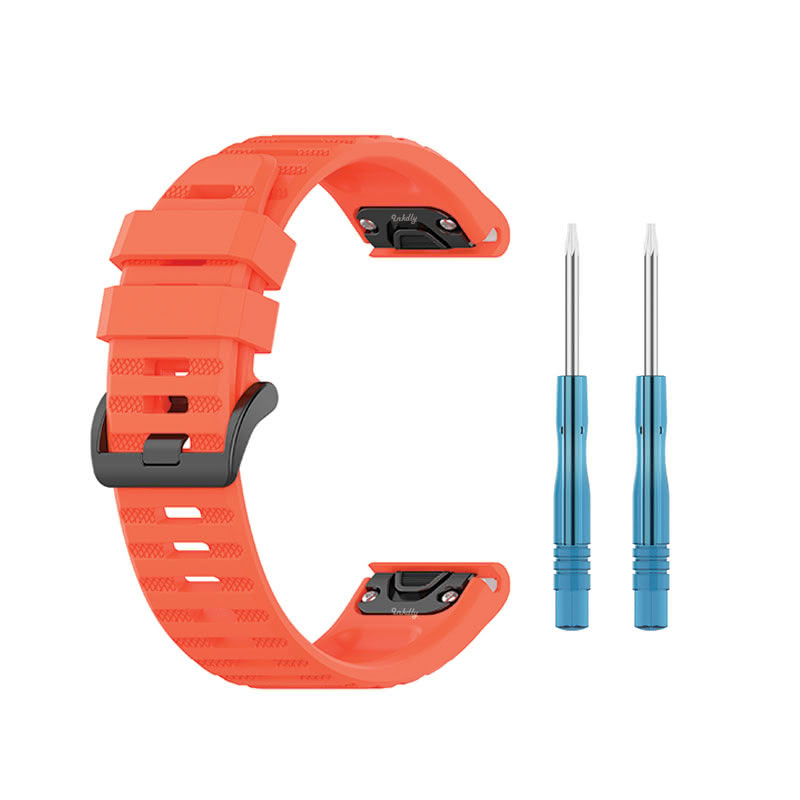 Tankd Garmin Epix Gen 2 Bands Replacement Quick Change 22mm For 47mm Watch Orange Red