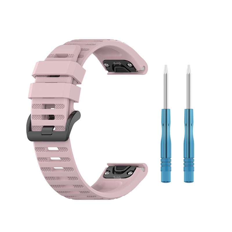 Tankd Garmin Epix 2 Bands Replacement Quick Change 22mm For 47mm Watch Rose Pink