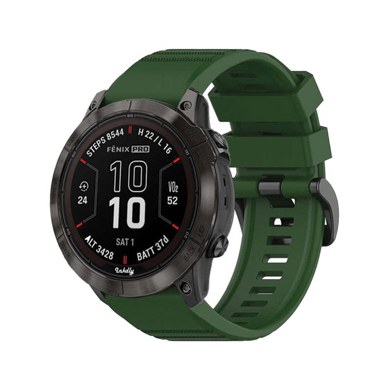 Tankd Garmin Fenix 7X Bands Replacement Straps (26mm) Army Green