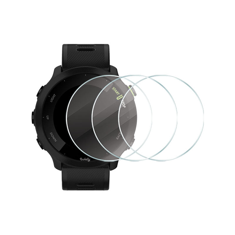 Tempered Glass Garmin Forerunner 55 Screen Protector Kit Clear 3pcs