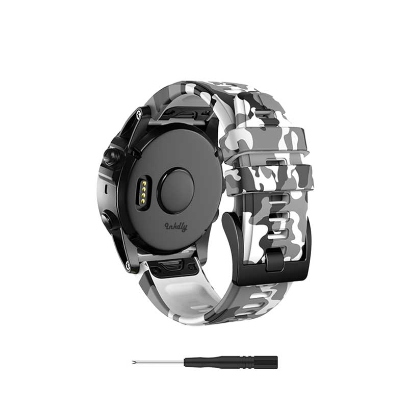 Garmin Forerunner 955 Bands Replacement Quick Change (22mm) Camo White
