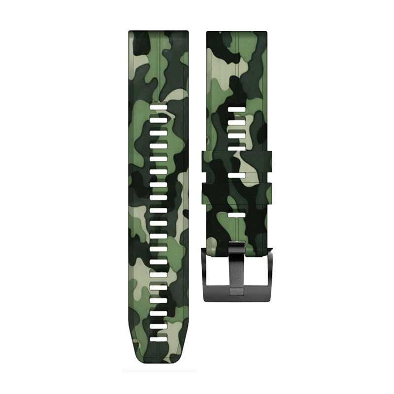 Garmin Instinct 2X Solar Bands Replacement Quick Change (26mm) Camo Green
