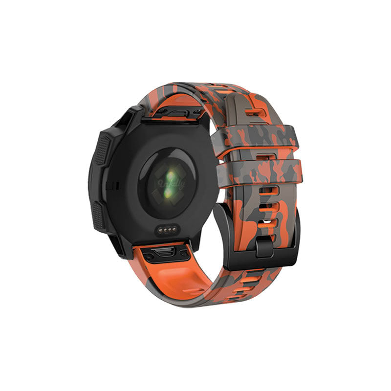 Garmin Instinct 2X Solar Bands Replacement Quick Change (26mm) Camo Orange