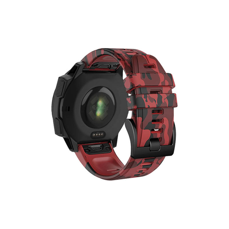 Garmin Instinct 2X Solar Bands Replacement Quick Change (26mm) Camo Red