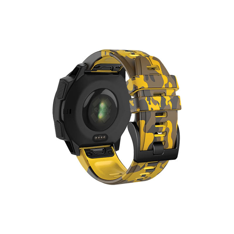 Garmin Instinct 2X Solar Bands Replacement Quick Change (26mm) Camo Yellow