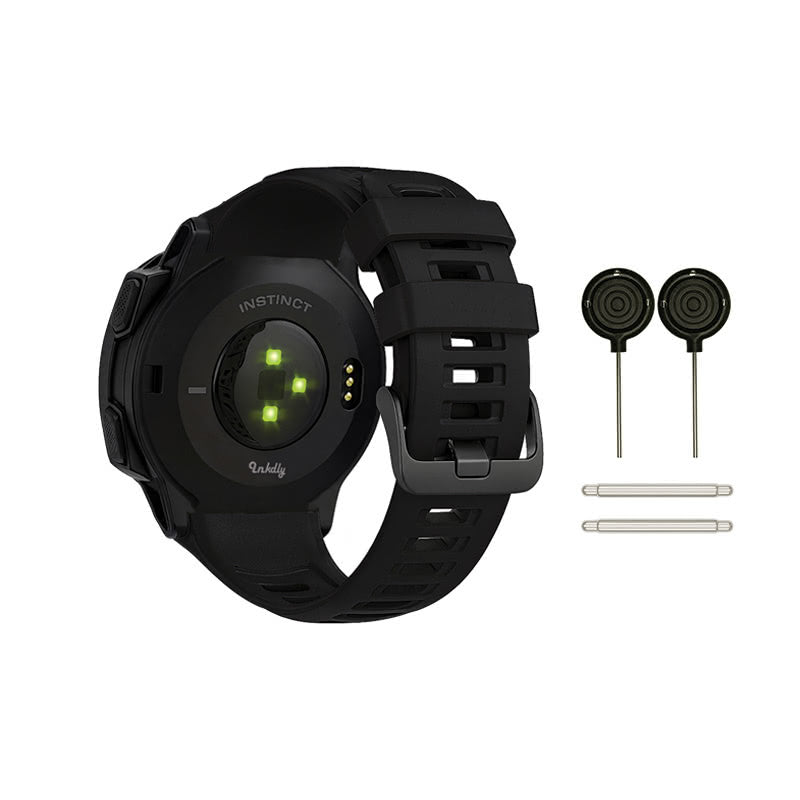 Garmin Instinct Bands Replacement Straps with Spring Bars (22mm) Black