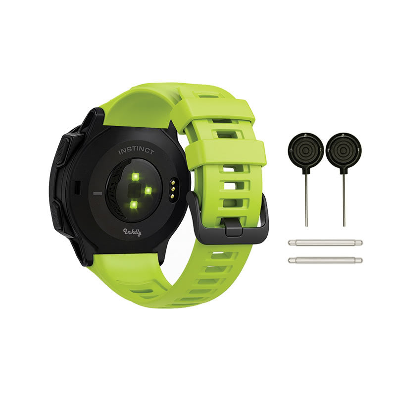 Garmin Instinct Bands Replacement Straps with Spring Bars (22mm) Lime