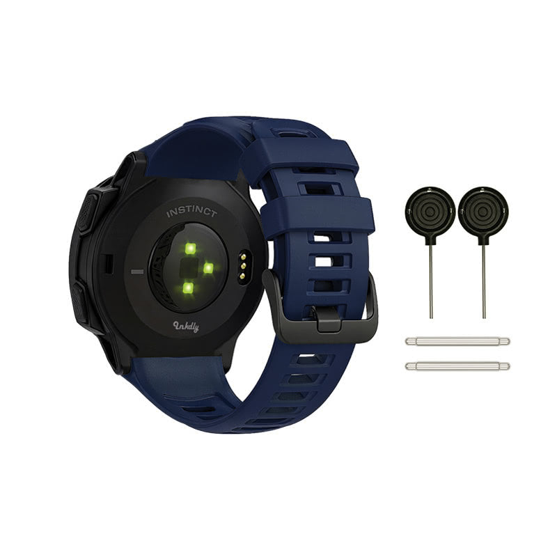 Garmin Instinct Bands Replacement Straps with Spring Bars (22mm) Midnight Blue