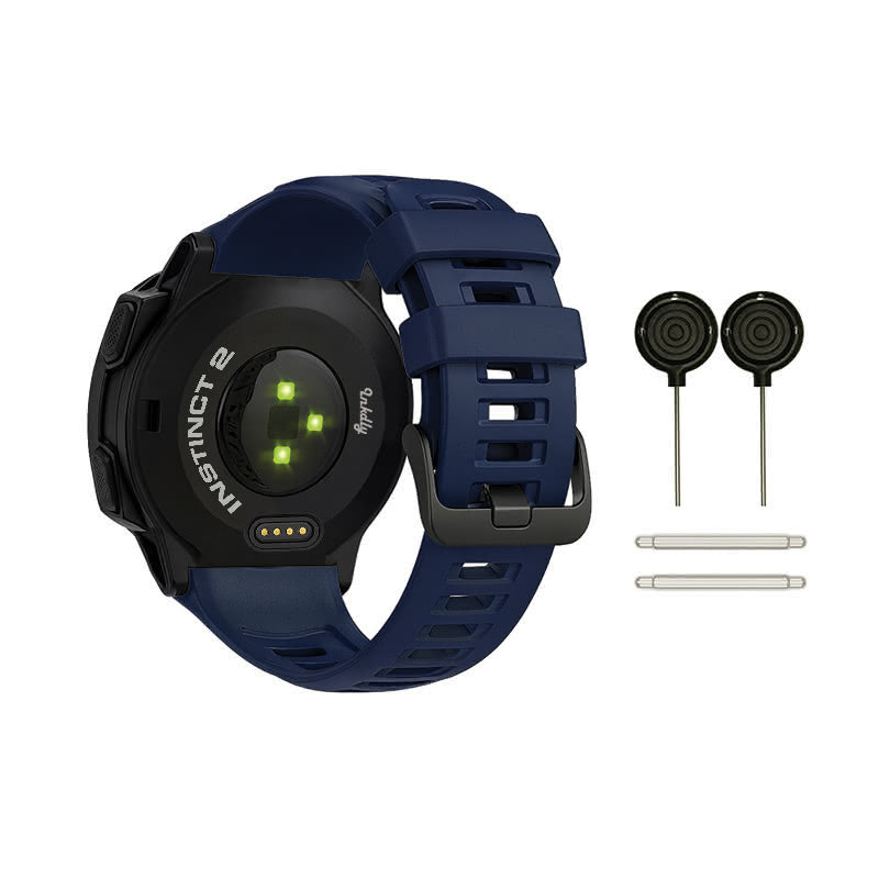 Garmin Instinct 2 Bands Replacement Straps with Spring Bars (22mm) Midnight Blue