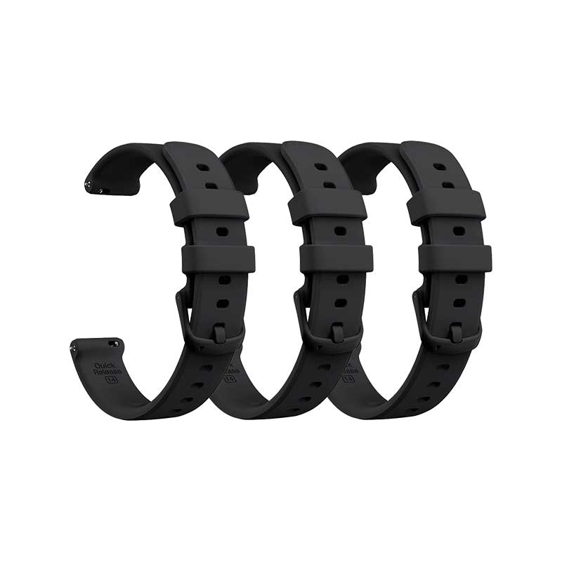 Garmin Lily 2 Watch Bands Replacement Straps Black (3-Pack)