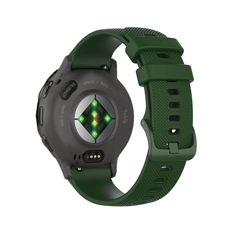 Garmin Venu 3S Bands Replacement Straps (18mm) Army Green