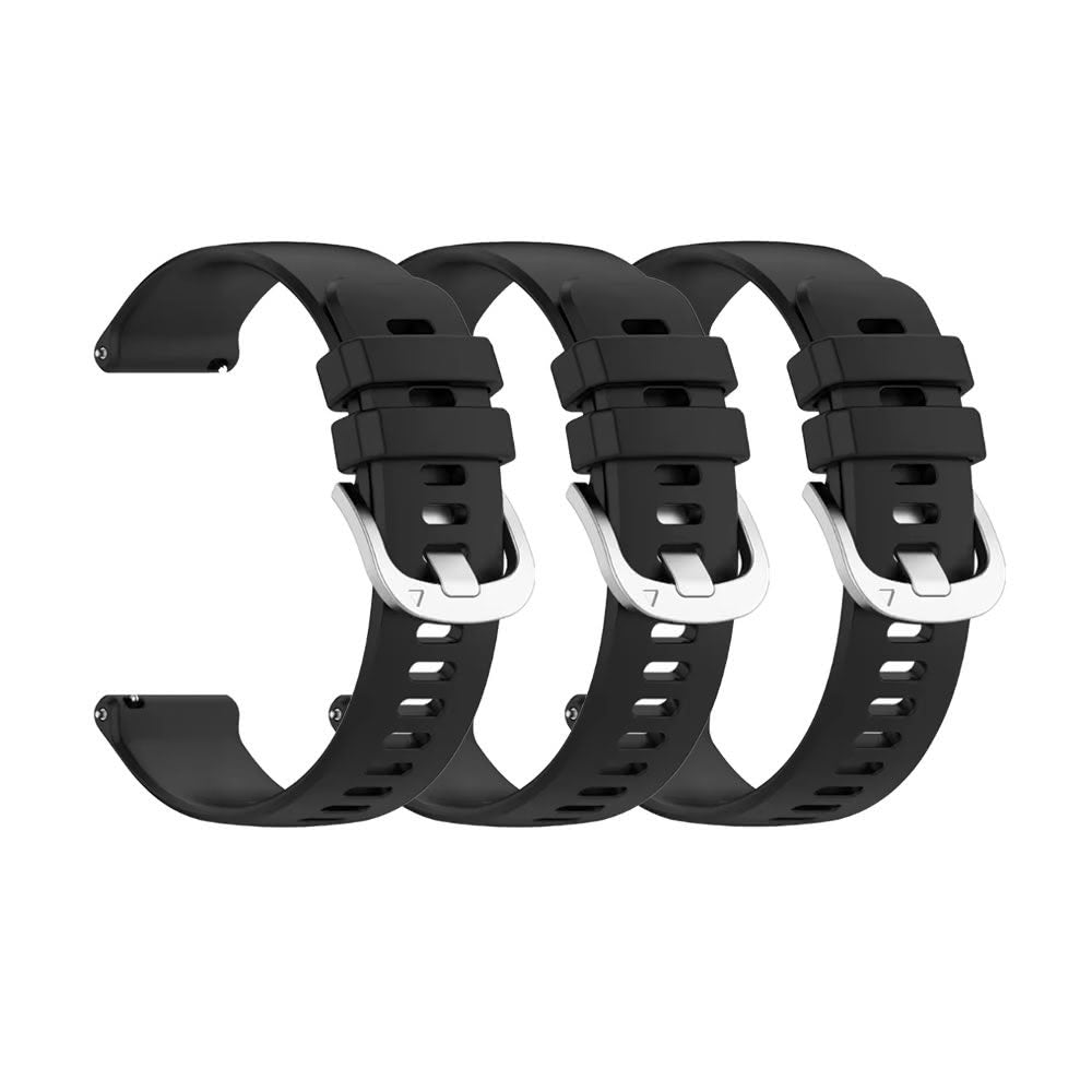 Garmin Vivoactive 5 Bands Replacement Strap (20mm) Black (3-Pack)