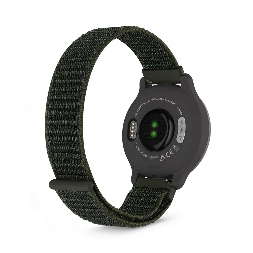 Sports Loop Garmin Vivoactive 5 Band Replacement Strap (20mm) Army Green