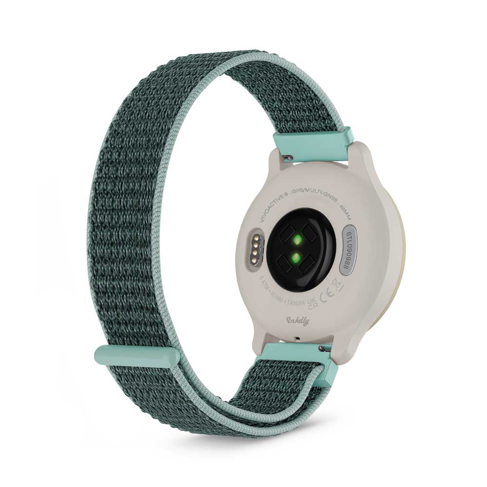 Sports Loop Garmin Vivoactive 5 Band Replacement Strap (20mm) Blue Sea
