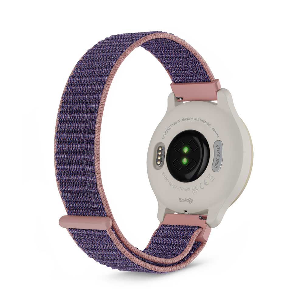 Sports Loop Garmin Vivoactive 5 Band Replacement Strap (20mm) Pink Sand