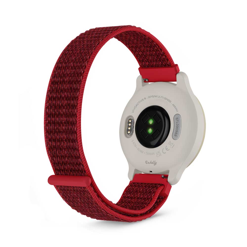 Sports Loop Garmin Vivoactive 5 Band Replacement Strap (20mm) Red