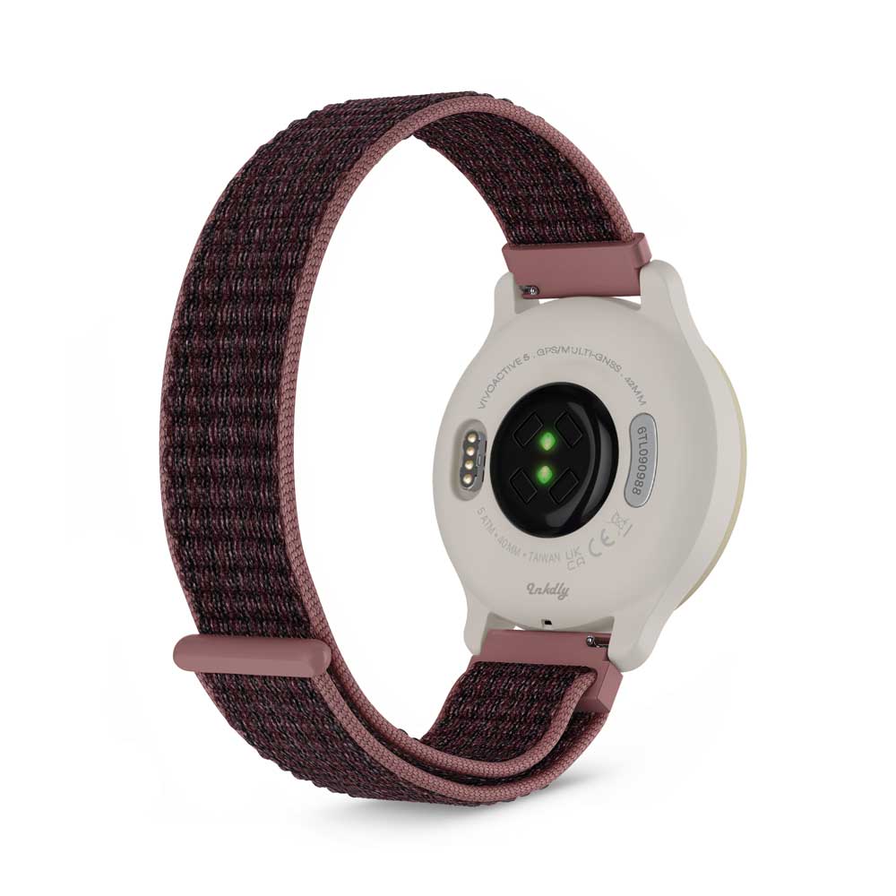 Sports Loop Garmin Vivoactive 5 Band Replacement Strap (20mm) Smoke Purple