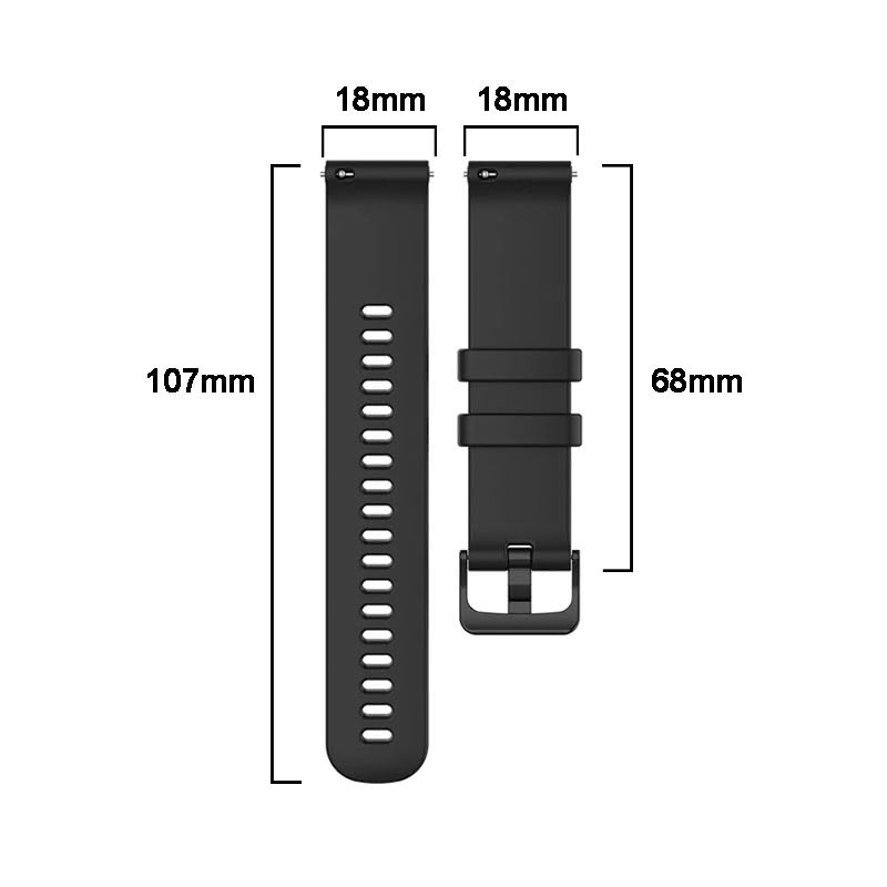 Garmin Vivomove 3S Bands Replacement Straps (18mm)