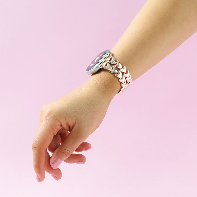 Juliet Stainless Steel Fitbit Versa 3 & Sense Watch Band
