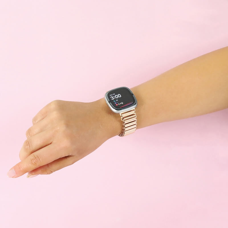 Phoebe Stainless Steel Fitbit Versa 4 & Sense 2 Watch Band