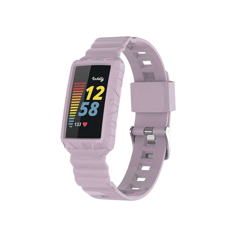 Retro Fitbit Charge 5 Bands Replacement Straps Light Purple