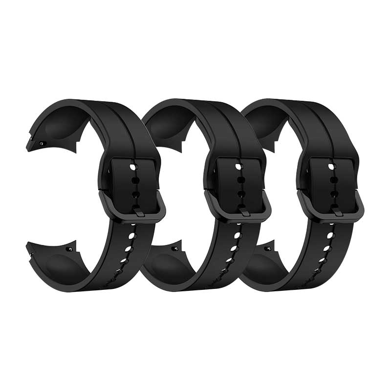Samsung Galaxy Watch 4 Bands Replacement Straps Black (3-Pack)