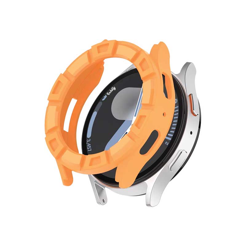 Rugged Samsung Galaxy Watch 7 Protective Cover Case 40mm Orange