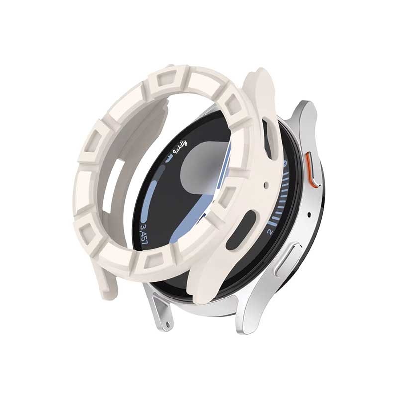 Rugged Samsung Galaxy Watch 7 Protective Cover Case 40mm Starlight