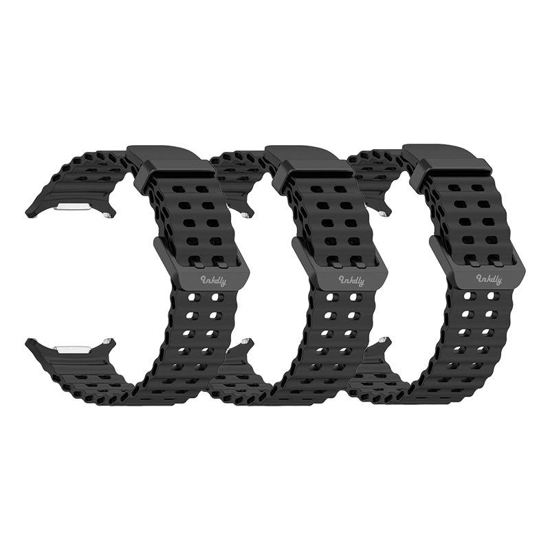 Samsung Galaxy Watch Ultra Bands Replacement Straps Black (3-Pack)