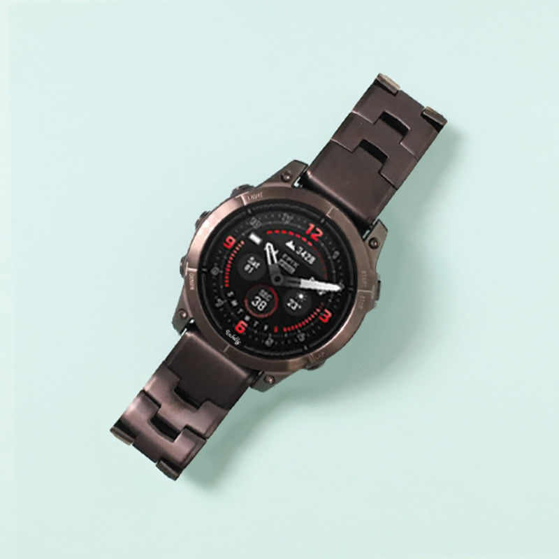 Evo Titanium Garmin Epix Gen 2 Bands Replacement Quick Change 26mm For 51mm Watch Black