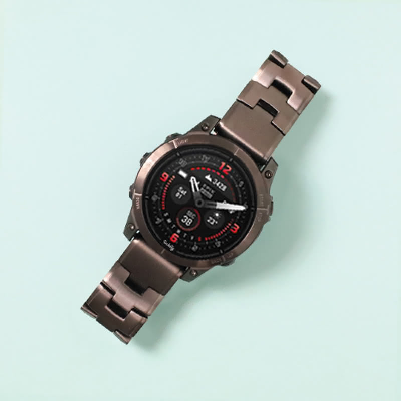 Evo Titanium Garmin Epix Gen 2 Bands Replacement Quick Change 26mm For 51mm Watch Grey