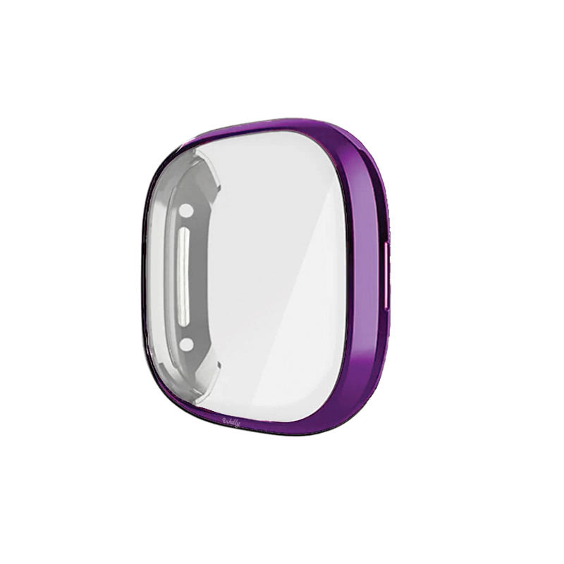 Slimfit Fitbit Versa 4 & Sense 2 Protective Case & Screen Protector Purple