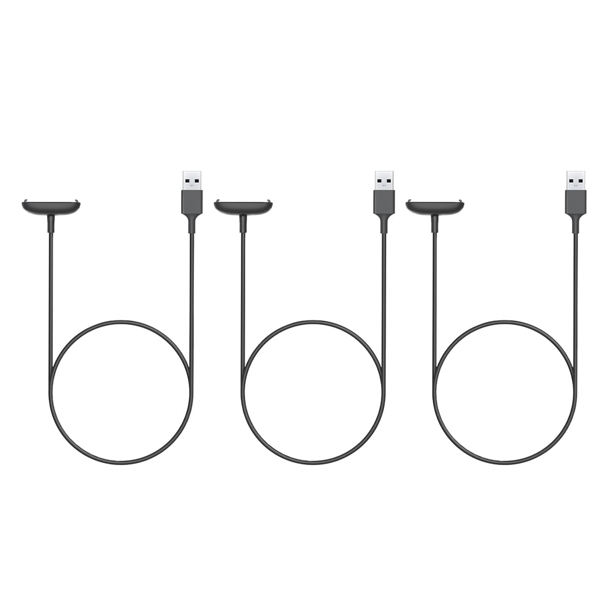 Fitbit Inspire 2 & Fitbit Ace 3 Charger Cable Replacement 30cm 3-Pack