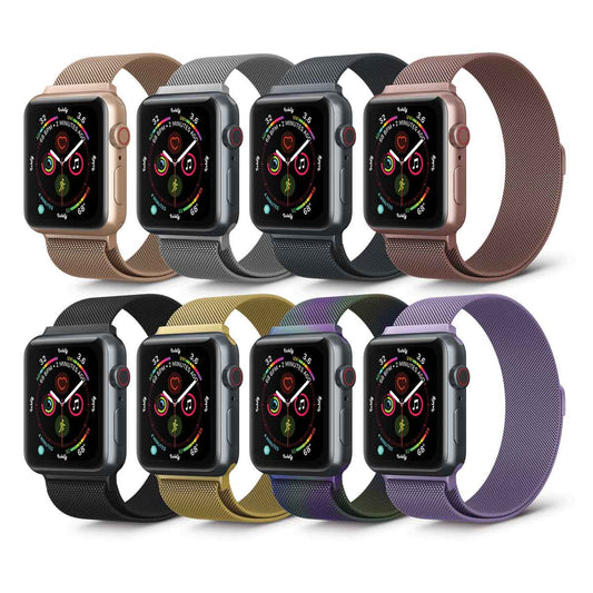 Stainless Milanese Apple Watch Band with Magnetic Lock   