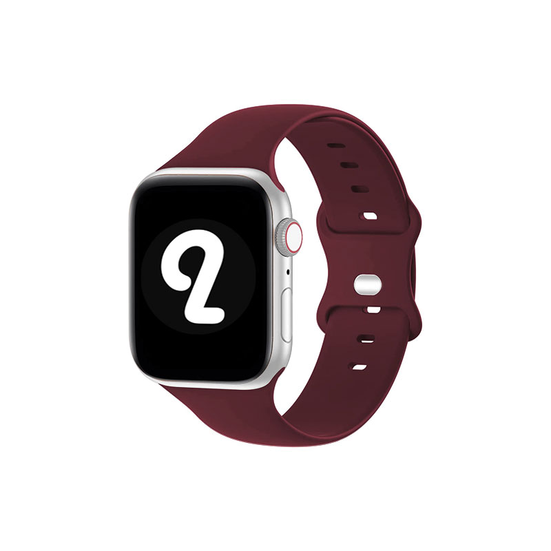 Sport Apple Watch Bands Replacement Strap 38MM/40MM/41MM Wine Red